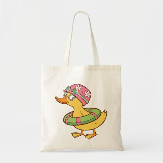 Caricature en canard mignon - Sac fourre-tout pour (Devant)