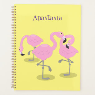 Caricature en trio flamand rose mou