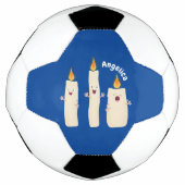 Caricature en trois chandelles mignonnes (Devant)