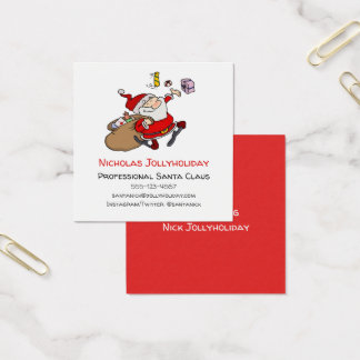 Caricature informelle et amusante du Père Noël pro