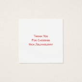 Caricature informelle et amusante du Père Noël pro (Dos)