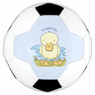 Caricature jaune mignon pour canard bébé