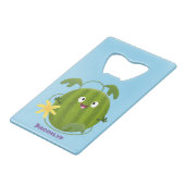 Caricature joli et souriant de pastèque (Devant Angle)