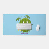 Caricature joli et souriant de pastèque (Clavier et souris)