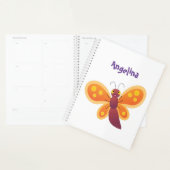 Caricature joli papillon orange (Devant avec enveloppe)