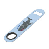 Caricature joli requin baleine joyeux (Devant angulaire)