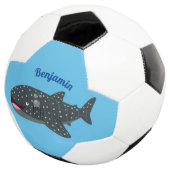 Caricature joli requin baleine joyeux (3/4)