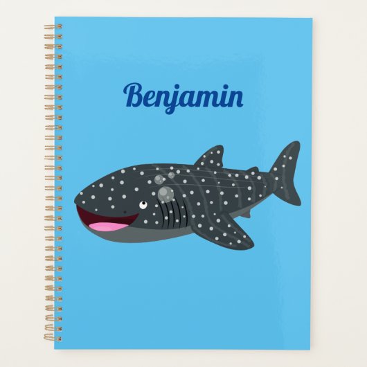 Caricature joli requin baleine joyeux (Devant)