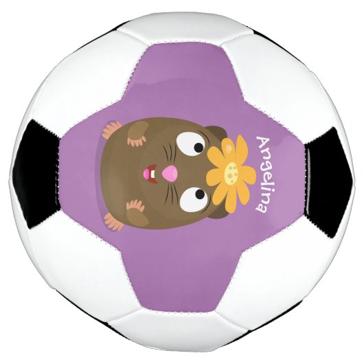 Caricature joyeuse de cobaye mignonne (Tourné)