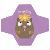 Caricature joyeuse de cobaye mignonne (Plat)