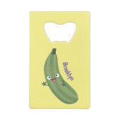 Caricature joyeux de courgettes mignonnes (Dos)
