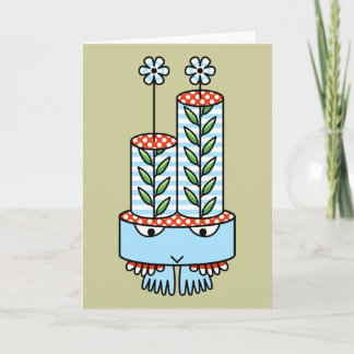 Caricature kawaii colorée personnage cartes de voe