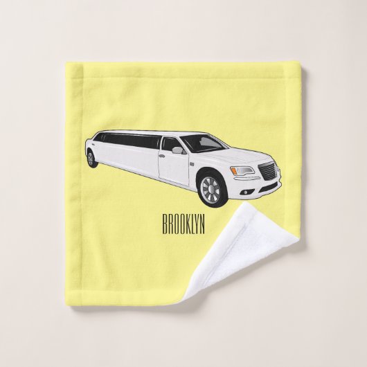 Caricature limousine (Gant de toilette)