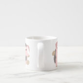 Caricature mignonne Danse Cochon Espresso Mug (Dos)