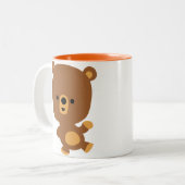 Caricature mignonne 'Good Vibe' Bear Mug (Devant gauche)