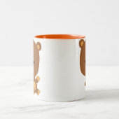 Caricature mignonne 'Good Vibe' Bear Mug (Centre)