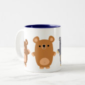 Caricature mignonne Ours 1 tasse (Devant gauche)