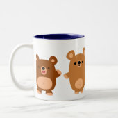 Caricature mignonne Ours 1 tasse (Gauche)