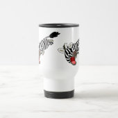 Caricature mignonne Prankish Zebra Commuter Mug (Centre)
