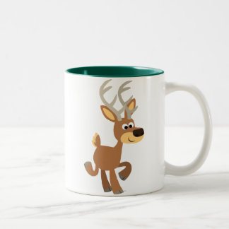 Caricature mignonne Trotting Deer Mug