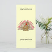 Caricature mignonne Turquie Damask modèle (Debout devant)