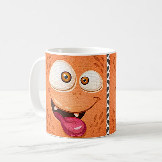 Caricature modifiable Face Expression V1 Mug (Devant gauche)