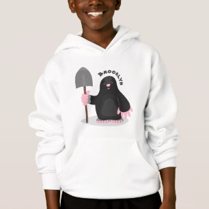Caricature mole joyeux