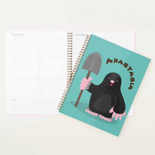 Caricature mole joyeux (Devant avec enveloppe)