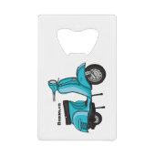 Caricature moto mopée mûre illustration (Devant)