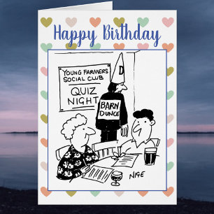 Caricature nocturne pour jeunes agriculteurs