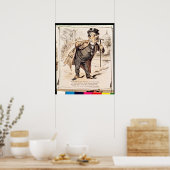 Caricature of Chester Alan Arthur, c.1883 Poster (Keuken)