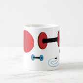 caricature outils d'exercice mug (Centre)