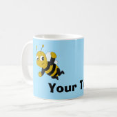 Caricature personnalisée Bee Coffee Mug (Devant gauche)