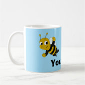 Caricature personnalisée Bee Coffee Mug (Gauche)