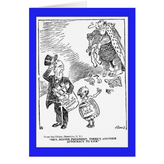 Caricature politique de 1919 (Devant)