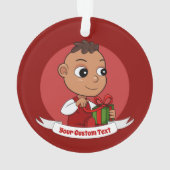 Caricature pour bébé de Noël hispanique mignon (dos)