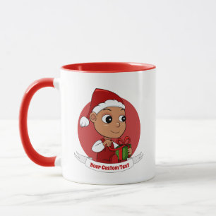 Caricature pour bébé Noël mignon Mug