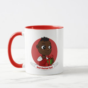 Caricature pour bébé Noël mignon Mug