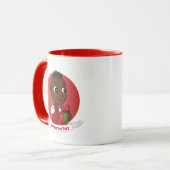 Caricature pour bébé Noël mignon Mug (Devant gauche)