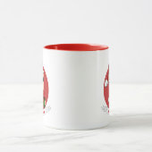 Caricature pour bébé Noël mignon Mug (Centre)