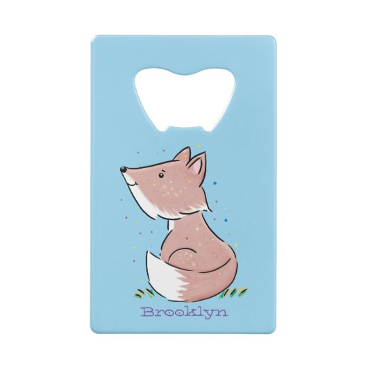 Caricature pour bébé renard (Dos)