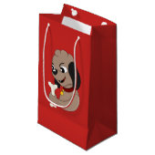 Caricature pour chien chiot mignon petit sac cadea (Devant Angle)