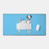 Caricature pour chien dalmate (Clavier et souris)