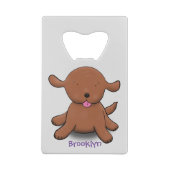 Caricature pour chien de chiot joyeux (Dos)