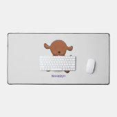Caricature pour chien de chiot joyeux (Clavier et souris)