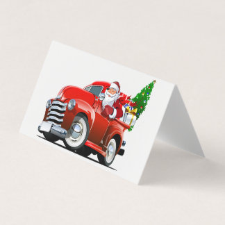 Caricature saluant carte de Noël