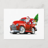 Caricature saluant carte de Noël (Devant)