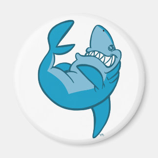 Caricature Shark retour rire aimant