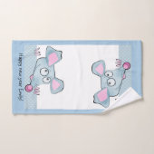 Caricature souris rat Nouvel An 2020 symbole enfan (Serviette à main)