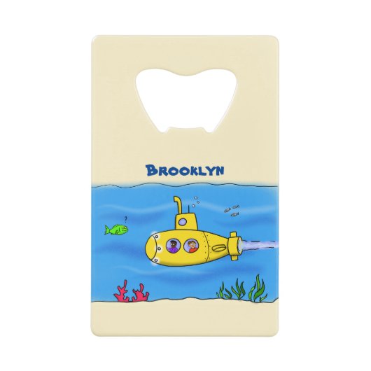 Caricature sous-marine joyeuse (Devant)